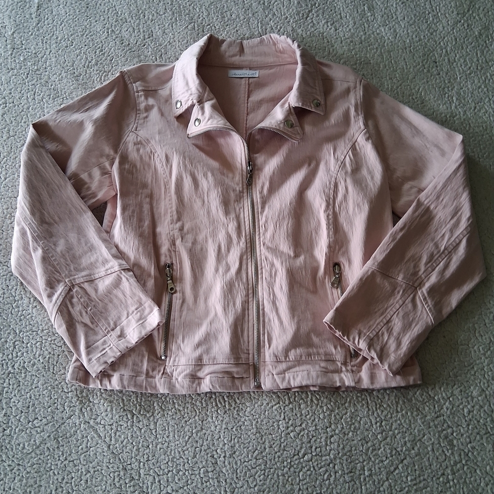 KEREN hart Light Pink Utility Jacket Medium